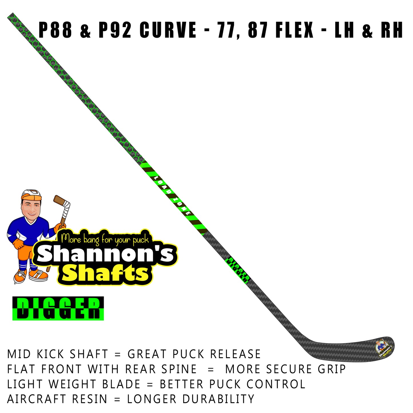 Digger Senior Ice / Inline Hockey stick